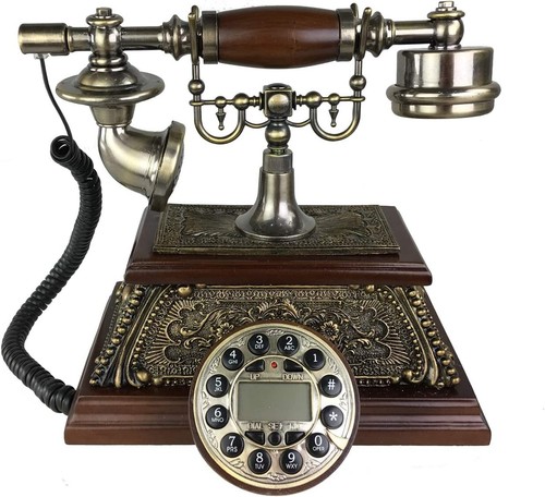 Antik telefon nostalgietelefon - antik,
