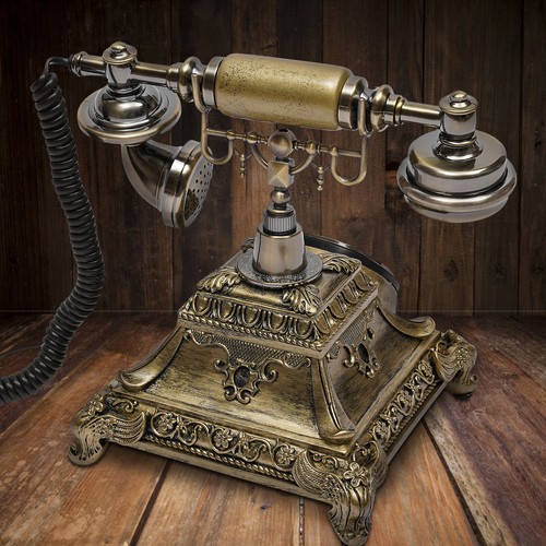 Retro antik tischtelefon - retro,