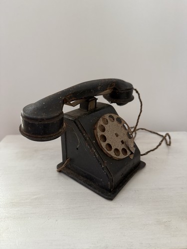 Antikes kinder telefon - telefon, aus