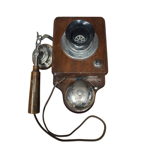Antike telefon wandapparat - wandapparat, um