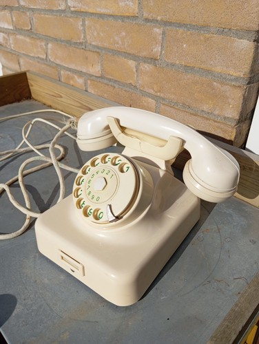 Antikes bakelit telefon weiss - antikes,