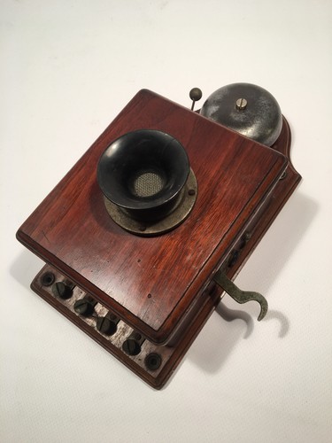 Antikes holztelefon - holztelefon, /