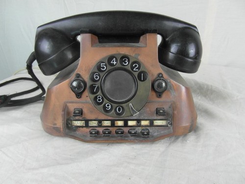 Telefon kupfer vintage - telefon,