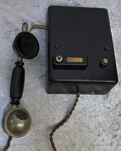 Antikes holztelefon - antikes, /