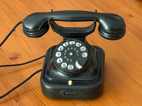 Antikes wählscheiben telefon - wählscheiben,