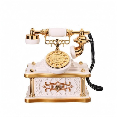 Antikes telefon mit musikfach - antikes,