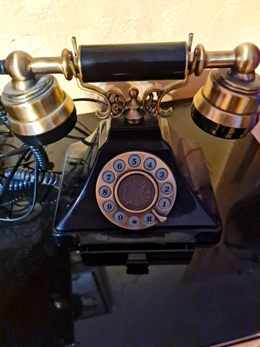 Retro antik stil tischtelefon - retro,
