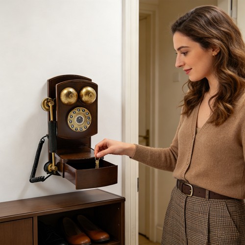 Vintage rotary dial - vintage, telefon
