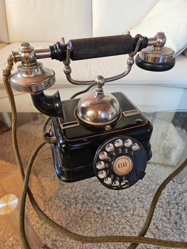Antik telefon aus dänemark - telefon,