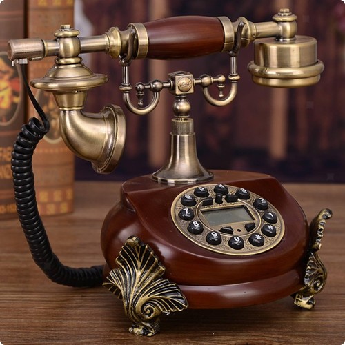 Dekoratives retro telefon - dekoratives, retro-telefon