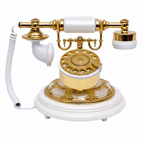 Dekoratives standtelefon mit - dekoratives,