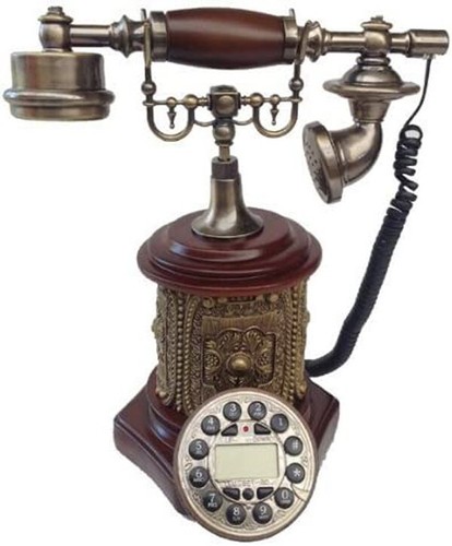 Antik telefon nostalgietelefon - antik,
