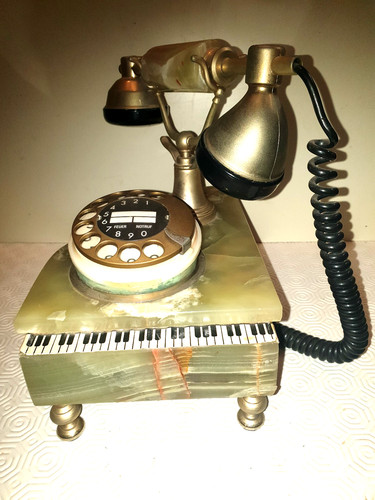 Antikes onyx telefon - antikes,
